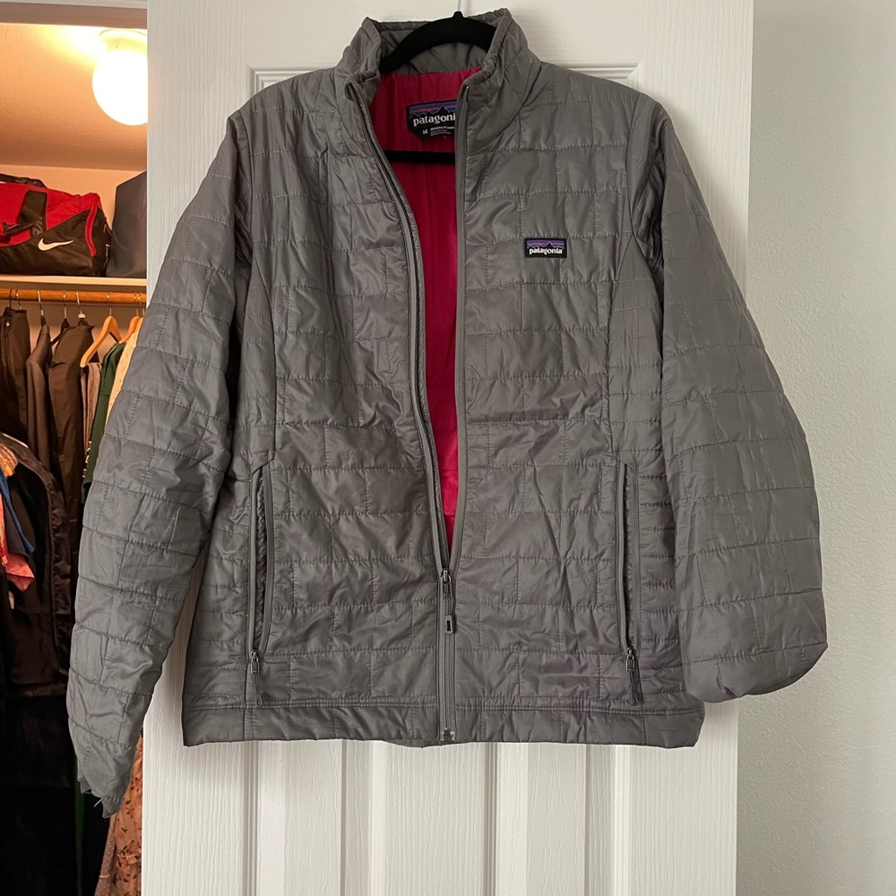 Patagonia Grey Puffer Jacket